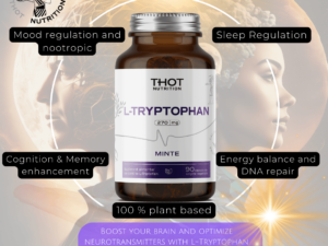 Boost your brain and optimize neurotransmitters with L-Tryptophan - Outstanding 100% plant based nootropic;