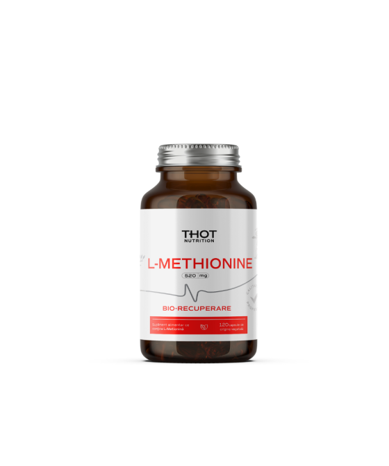 Methionine | Thot L-Methionine - BIO-RECOVERY 120cps (520mg) - The Key Amino Acid for Your Regeneration & Recovery